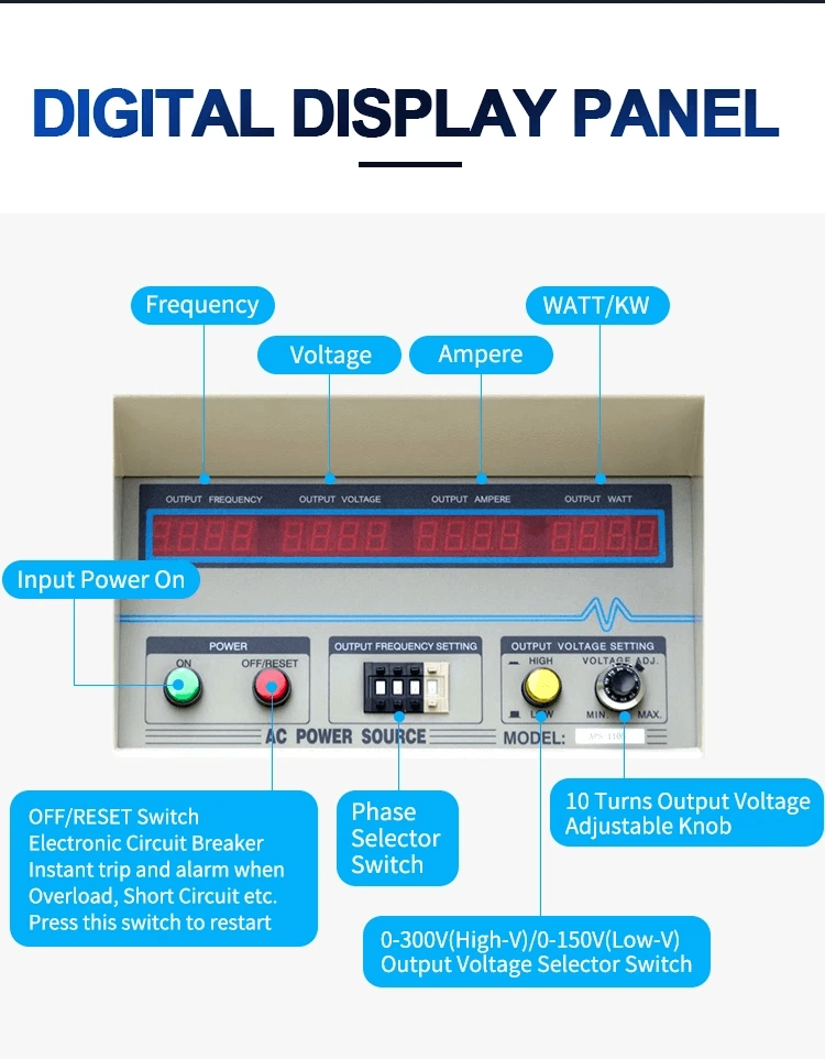 Convertidor de frecuencia de 600 kVA trifásico 50 Hz 60 Hz