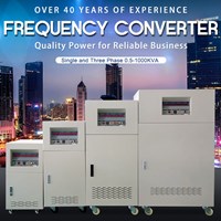 500 kVA 3 Phase 50Hz 60Hz Frequency Converter
