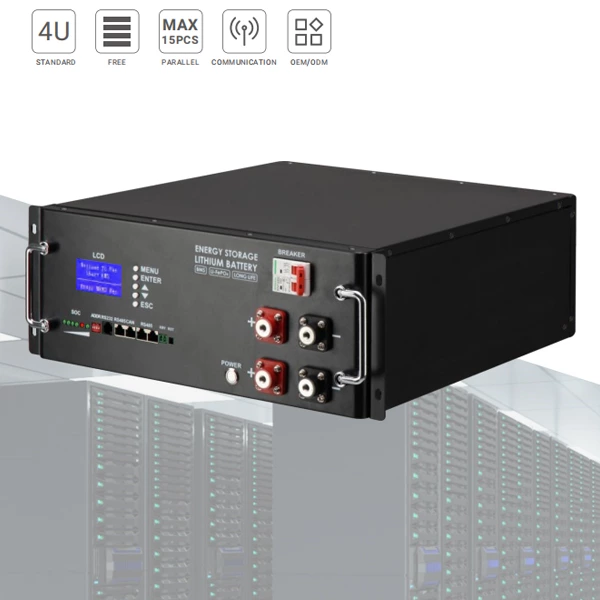 Bateria de lítio para armazenamento de energia em rack/armário